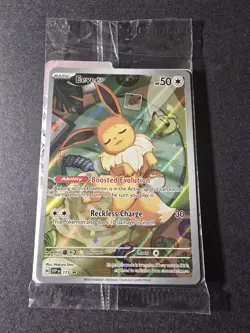 Eevee 173 Pokemon Prismatic Evolutions Scarlet & Violet Promo Card Sealed - Image 1