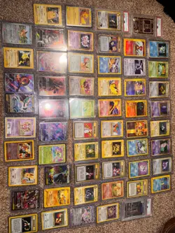 Pokemon TCG Mixed Holo Card Lot - Assorted Standard Size Trading Cards And PSA - Image 1