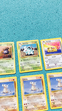 Lot of 23 Vintage DAMAGED 1999 WOTC Pokemon JUNGLE TCG Cards, Uncommon & Common - Image 2