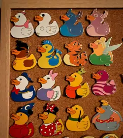 Ducks of Disney Mystery Pack Set, Rubber Duckies, Complete set of 16 pins - Image 1