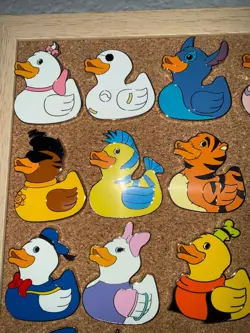 Ducks of Disney Mystery Pack Set, Rubber Duckies, Complete set of 16 pins - Image 2