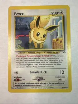 2001 Pokemon Neo Discovery Eevee #38/75 - Image 1