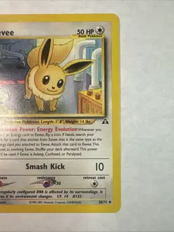 2001 Pokemon Neo Discovery Eevee #38/75 - Image 3