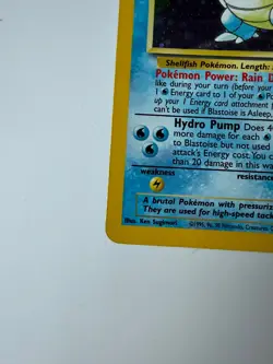 Pokemon TCG Blastoise 002/130 Base Set 2 Holo Card - Image 5