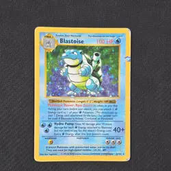 Blastoise 2/102 Shadowless Base Set Unlimited Holo Rare Pokemon TCG - Image 1