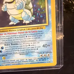 Wizards of the Coast Pokemon TCG Blastoise Base Set 2/102 Holo Spanish - Image 4
