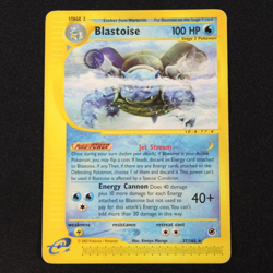 Blastoise 037/165 Pokemon TCG Expedition Base Set Rare Non-Holo HP English - Image 1