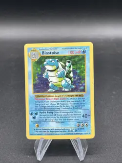 Blastoise 2/102 Shadowless Base Set Unlimited Holo Rare Pokemon TCG - Image 1