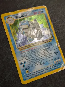 Blastoise Holo Rare Card 002/102 Base Set Unlimited HP Pokemon TCG Vintage - Image 3