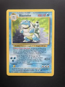 Pokemon TCG - Blastoise 2/102 Holo Base Set - Image 1