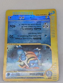 Blastoise 036/165 Expedition Base Set Reverse Holo Rare Pokemon TCG Nintendo MP - Image 4