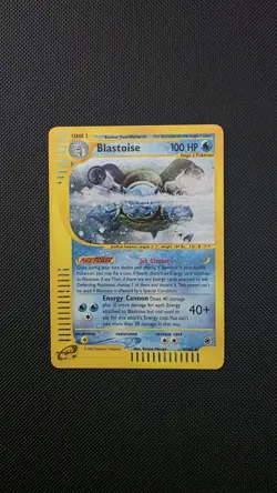 Pokemon TCG Expedition Base Set #4/165 Blastoise HOLO - Image 1