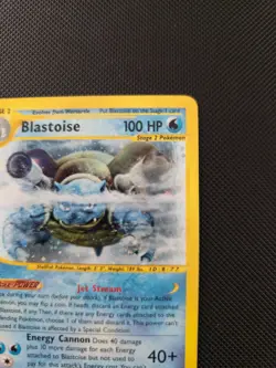 Pokemon TCG Expedition Base Set #4/165 Blastoise HOLO - Image 5