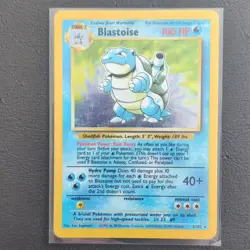 Pokemon TCG Blastoise 2/102 Base Set Holo Rare - Image 1