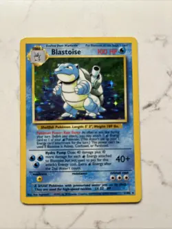 Pokemon TCG VINTAGE - Blastoise - 2/102 - Holo Rare - Base Set L4 - Image 1