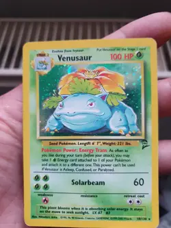 Pokemon TCG Base Set 2 Charizard 4/102 Holo Blastoise 2/102 Venusaur 15/102 - Image 3