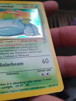 Pokemon TCG Base Set 2 Charizard 4/102 Holo Blastoise 2/102 Venusaur 15/102 - Image 5