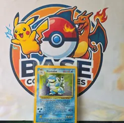 Pokemon TCG Blastoise Holo Card Base Set 2/102 - Image 1