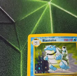 Pokemon TCG Blastoise Holo Card Base Set 2/102 - Image 3