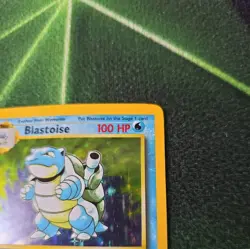 Pokemon TCG Blastoise Holo Card Base Set 2/102 - Image 4