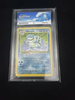 Pokemon TCG 1999 Base Set Unlimited-Blastoise Holo 2/102- ACE 8 - Image 1