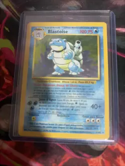 Pokemon TCG Blastoise Base Set Holo Unlimited Rare Spanish 1999 Condition MP - Image 1