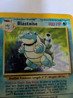 Blastoise 2/102 Base Set Holo Rare 1999 Pokemon TCG 100 HP Stage 2 EN - Image 5
