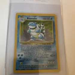 Blastoise Base Set Holo Rare 100 HP 2/102 Pokemon TCG English Card - Image 4