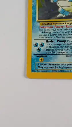 Pokemon TCG Blastoise 2/130 Base Set 2 Holo Rare - Image 5