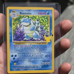 Pokemon Company Pokemon TCG Blastoise 2/102 Base Set Holo 100 HP EN 25th - Image 1