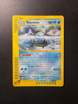 Blastoise 4/165 Holo Rare - Expedition Base Set 2002 - Pokemon TCG English LP - Image 1