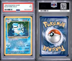 Blastoise 1999 Pokemon TCG Base Set Holo 2 PSA 7 - Image 3