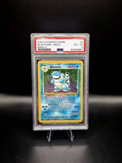 📈🌀 PSA Graded 4 Holo Swirl 🌀📈 Blastoise Base Set 2 2000 Pokemon TCG Card - Image 2