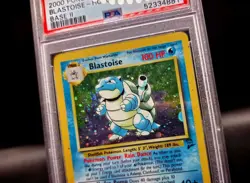 📈🌀 PSA Graded 4 Holo Swirl 🌀📈 Blastoise Base Set 2 2000 Pokemon TCG Card - Image 4