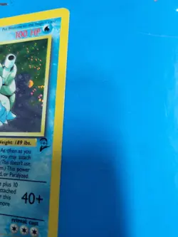 Blastoise Holo – Base Set 2/130 – MP WotC Vintage Pokemon TCG w swirl - Image 2