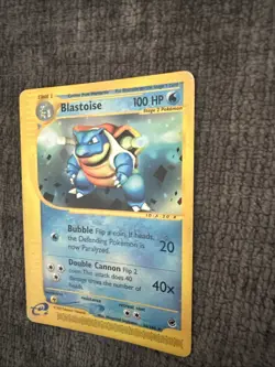 Pokemon TCG Blastoise 36/165 Expedition Base Set Non Holo Rare WOTC Vintage Card - Image 2