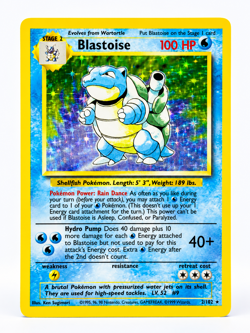 Pokemon TCG – Blastoise 2/102 Base Set Holo LP - Image 1