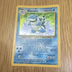 Wizards of the Coast Pokemon TCG Blastoise 2/102 Base Set Holo Rare 1999 LP - Image 1