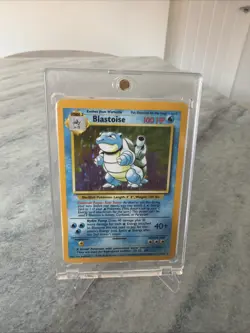 1999 Pokemon TCG Blastoise Holo Rare Card Base Set - Image 1