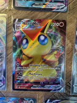 Pokemon TCG 9 Card Lot VMAX NM Full Art Cards In Description - Image 5