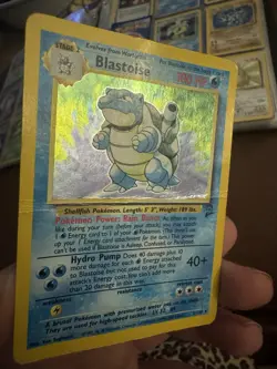Pokemon TCG Blastoise Holo Rare Card Base Set 2, 2/130 - Image 1