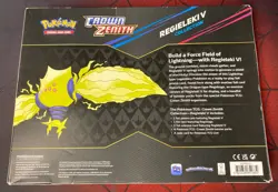 Pokemon TCG Crown Zenith Regieleki V Collection Box 820650851834 - Image 2