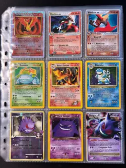 Lot of 90 ALL HOLO Vintage Pokemon Card Binder Collection - Image 2