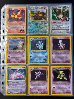 Lot of 90 ALL HOLO Vintage Pokemon Card Binder Collection - Image 4