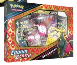 Pokemon TCG Sword & Shield Crown Zenith Regieleki V Collection Box new sealed 820650851834 - Image 1