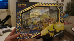 Pokemon TCG Crown Zenith Regieleki v Collection Box New Sealed - Image 2