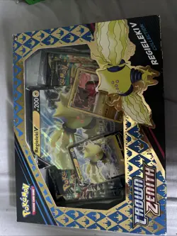 Pokemon TCG Crown Zenith Regieleki v Collection Box New Sealed - Image 1