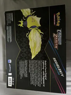 Pokemon TCG Crown Zenith Regieleki v Collection Box New Sealed - Image 2