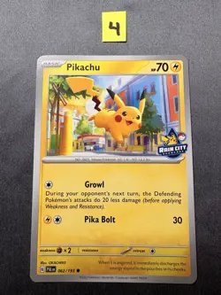 Pokemon TCG Pikachu Rain City Showcase Promo 062/193 Card 4 - Image 1