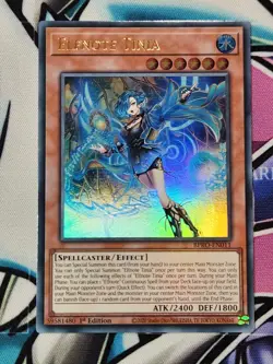 YUGIOH BPRO-EN011 Elfnote Tinia Ultra Rare 1ST EDITION - Image 1